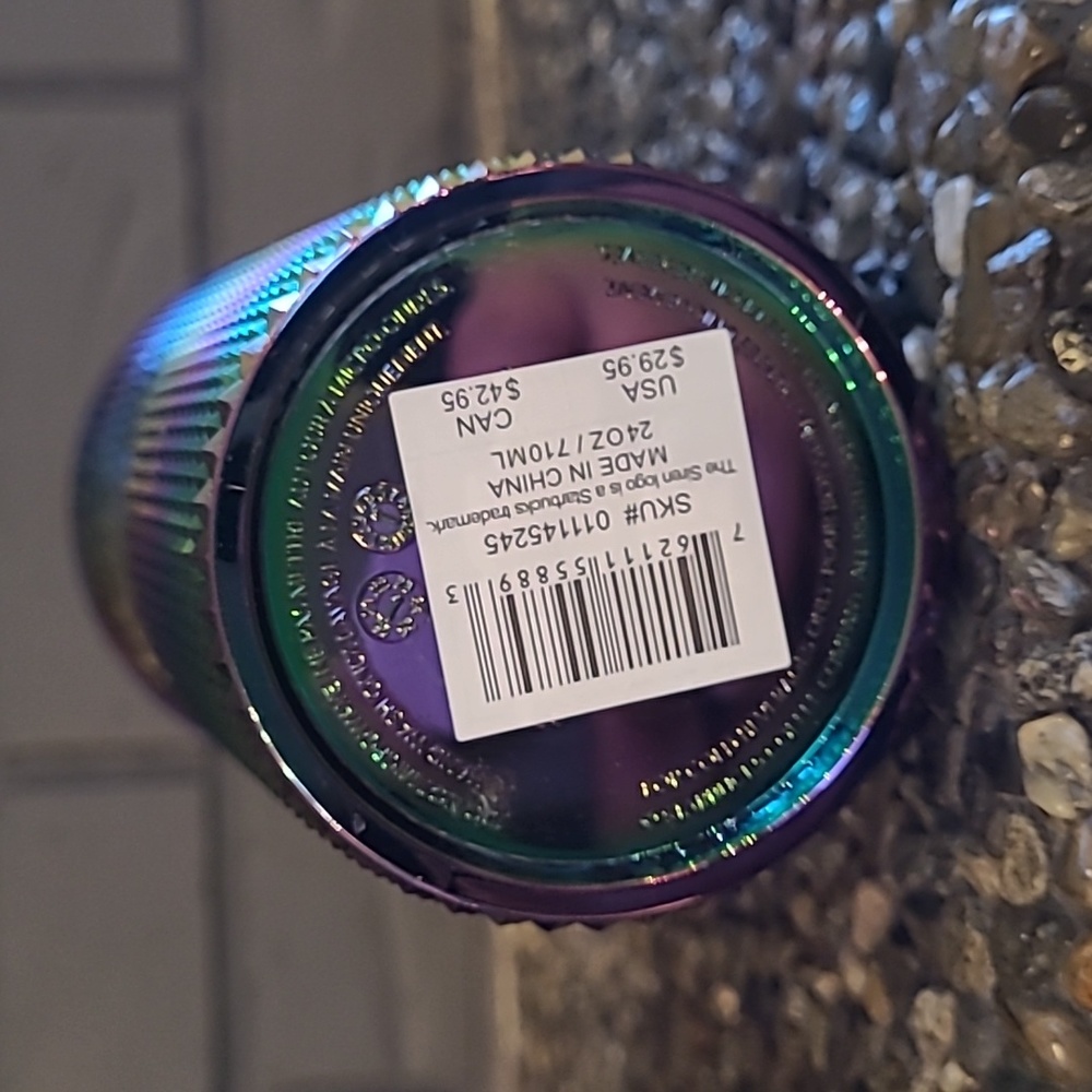 Starbucks - Metallic Oil Slick Studded Tumbler - Size 24oz - Picture 5 of 6